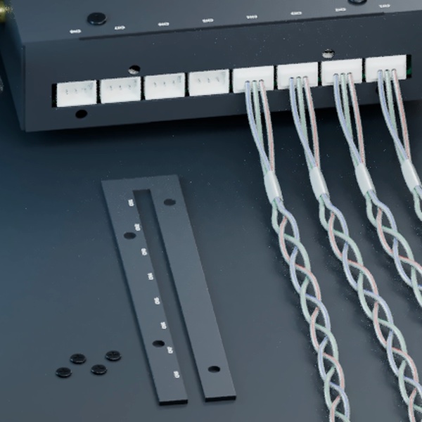 Replaceable output cables and retaining plate