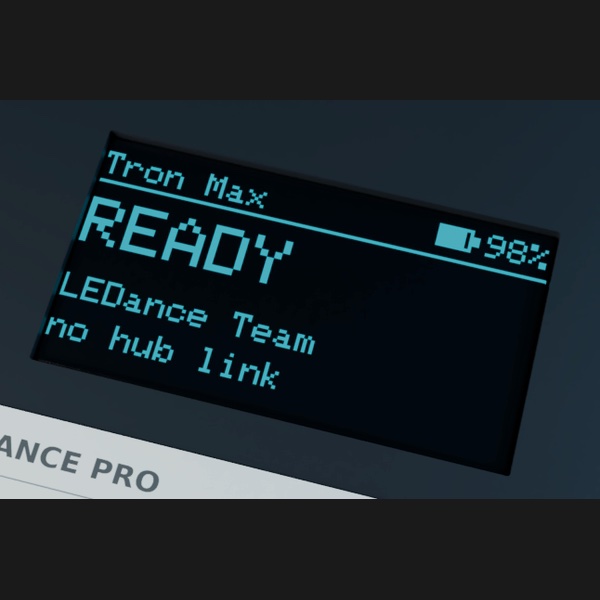 OLED status screen on an LED Node