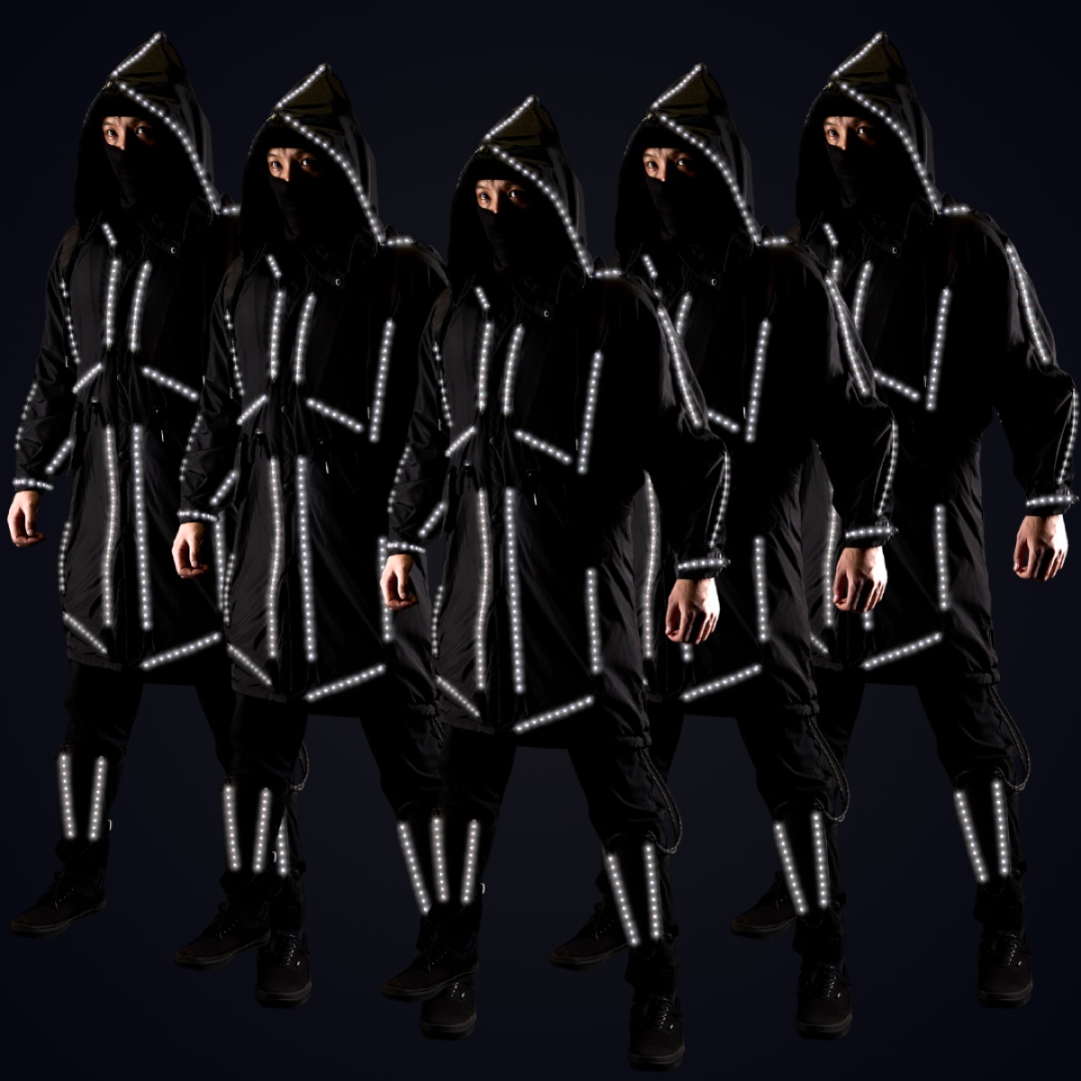 LED Dance Jacket Starter Pack (5 suits)